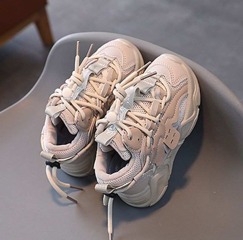Scarpe singole con suola morbida, stile primaverile, a doppia maglia, sportive, casual, per bambini, maschi, femmine, scarpe alla moda_voghion.com