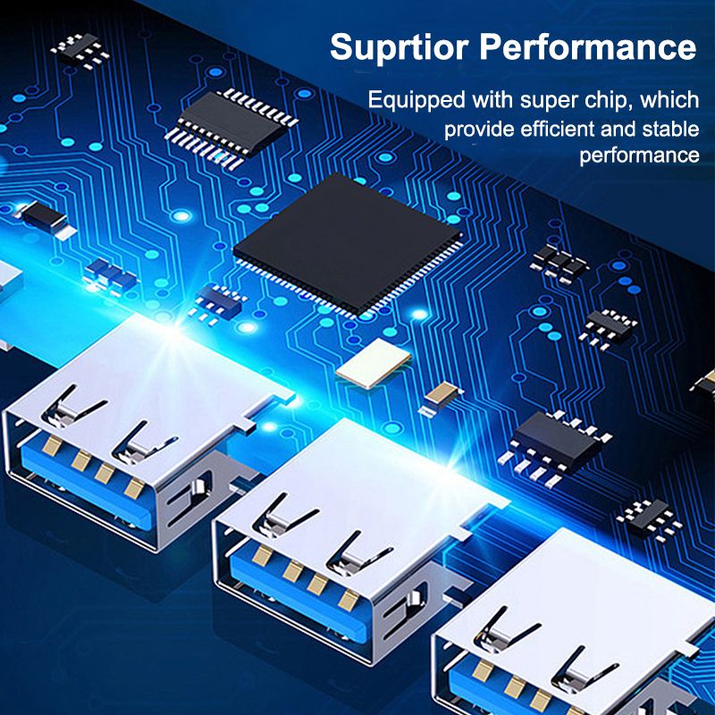 USB HUB 3.0 Type C 3.1 4 Port Multi Splitter Adapter OTG For Xiaomi Lenovo Book 13 15 Air Pro PC Computer Accessories_voghion.com