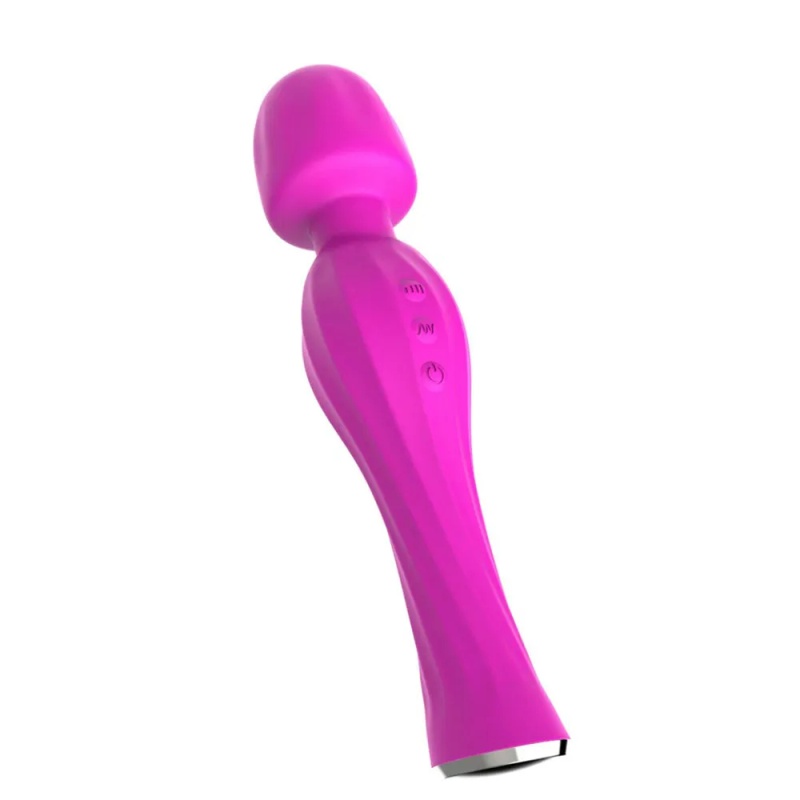 Módok Erős továbbfejlesztett 20 rezgéses mini vibrátor USB töltő kézi testmasszírozó csikló G-pont vibrátorok_voghion.com