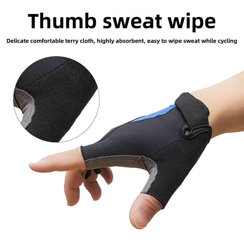 Premium Cycling Gloves Summer Breathable Non-Slip Shock Absorption Half-Finger Outdoor Sports Training Bicycle Road Bike_voghion.com