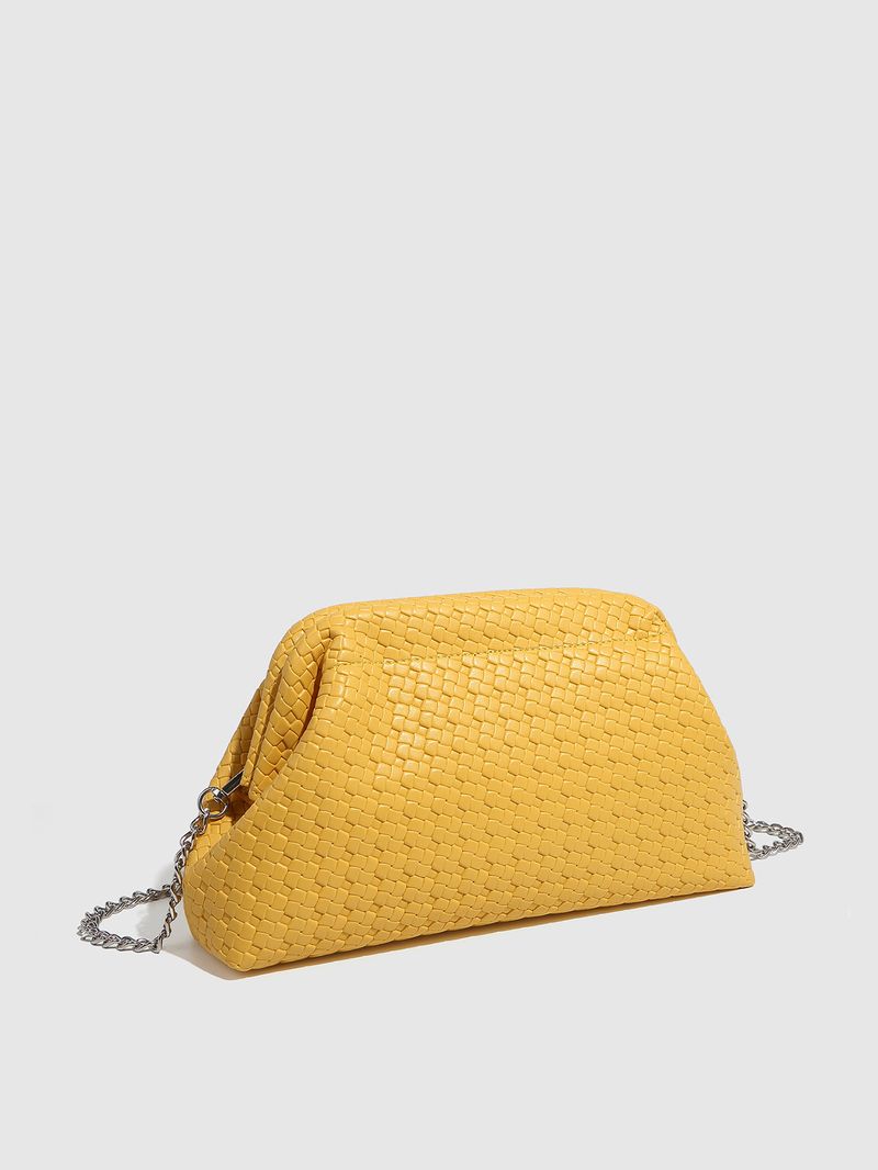 Borse da donna Borsa a conchiglia alla moda Borsa a tracolla monospalla Borsa a catena Borsa piccola intrecciata Borsa da donna Borsa a tracolla_voghion.com