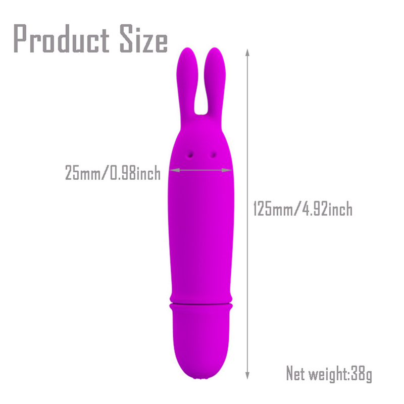 10 Frequency Powerful Silicone Cute Bullet Vibrator Clitoris Stimulation Mini G-spot Vibrating Dildo Women_voghion.com