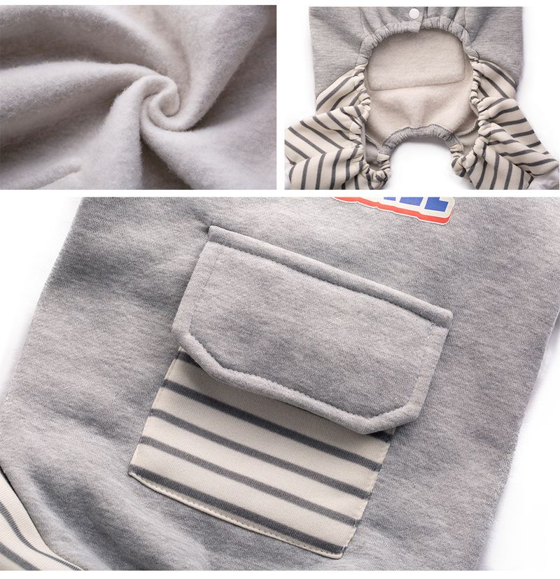 Winter warme grenzüberschreitende vierbeinige mittelgroße und große Hunde kältebeständiges Fleece-gefüttertes Labrador Golden Retriever Haustier Hundekleidung Großhandel_voghion.com