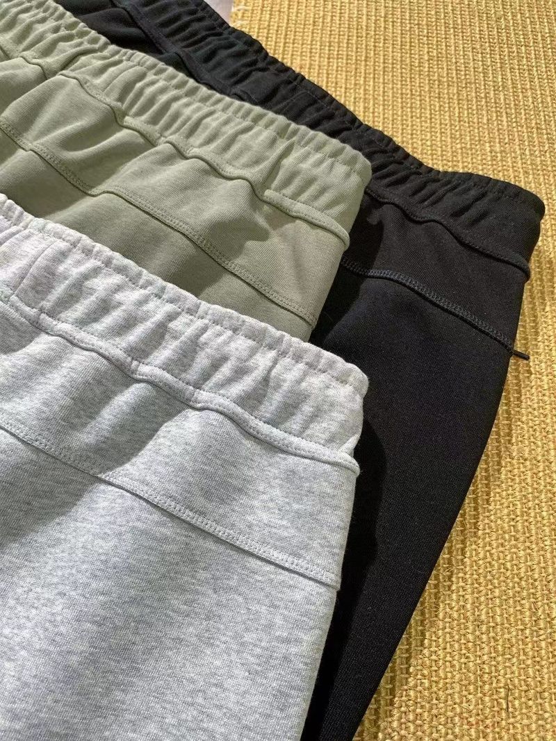 Men's Clothing 2024 Summer New Casual Sports Breathable Cotton Drawstring Front Side Zipper Multicolor Men's 172 Shorts_voghion.com