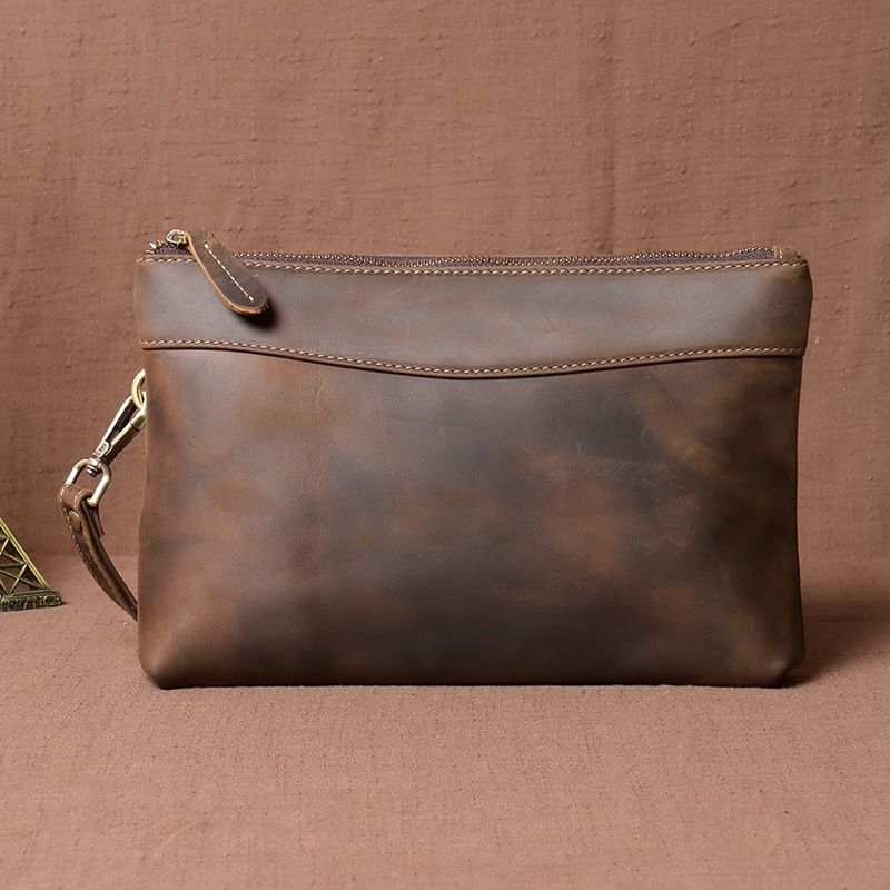 Herrenhandtasche, Herrenhandtasche, Retro-Handtasche aus Crazy Horse-Leder, Handtasche aus vollnarbigem Rindsleder mit großer Kapazität_voghion.com