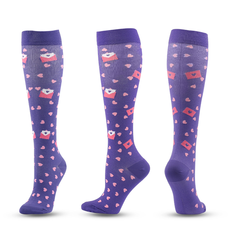 Chaussettes chaussettes de compression, chaussettes de mollet à pression, chaussettes de sport longues, chaussettes d'infirmière, chaussettes à pression élastiques de protection des jambes_voghion.com