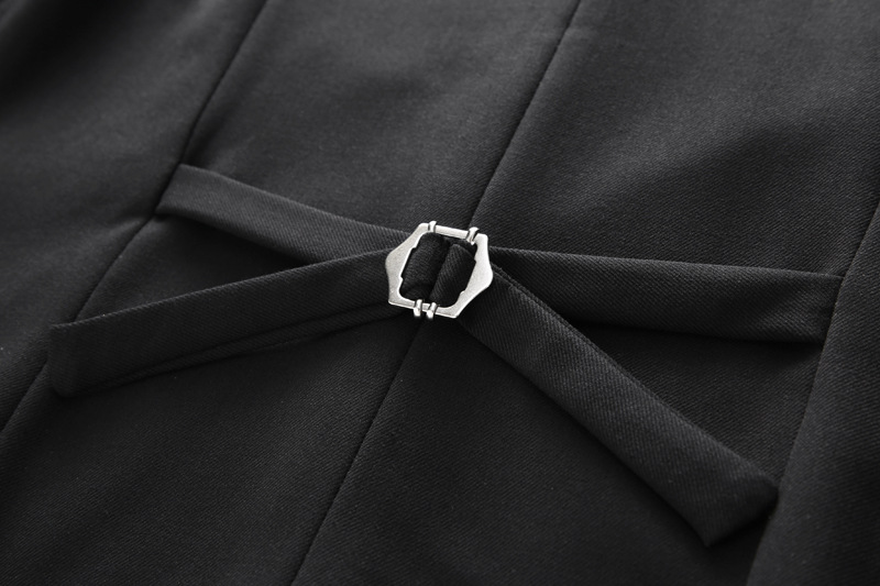 men's suit suit double-breasted solid color large size suit three-piece suit slim groom wedding dress_voghion.com