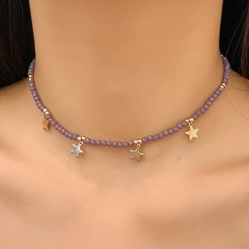 Fashion YWZIXLN Colorful Handmade Bohemian Eyes Beads Chain Fashion Necklaces Jewelry For Women Elegant Accessories N0350_voghion.com
