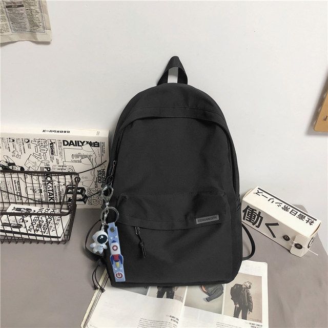 Mochila de viaje sencilla de gran capacidad para hombre, mochila informal para mujer, ideal para estudiantes de secundaria y universitarios._voghion.com