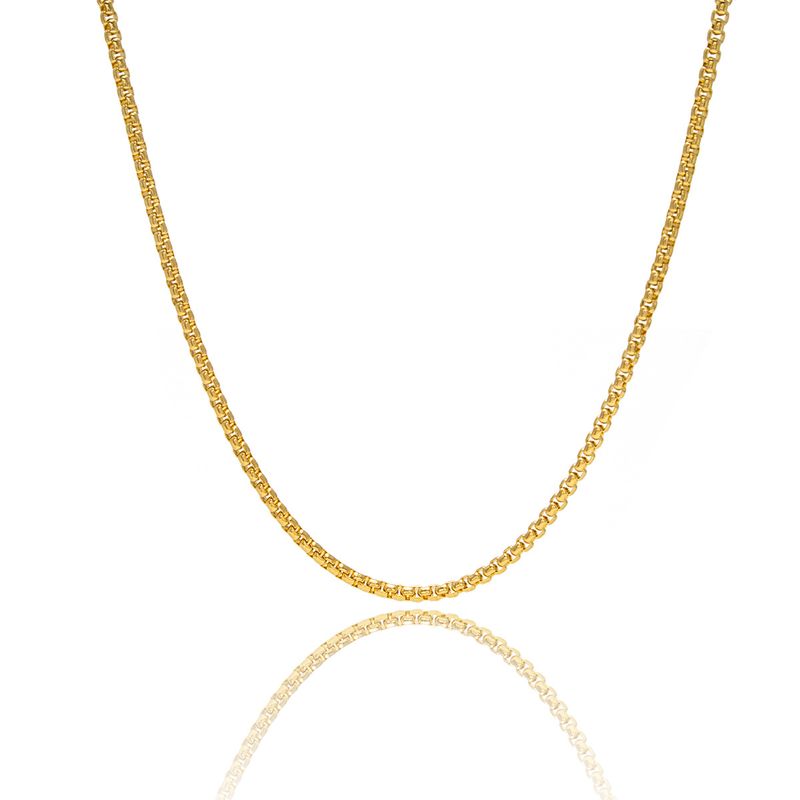 Collar minimalista de múltiples capas de acero inoxidable chapado en oro con estilo INS, gargantilla de clavícula con nicho_voghion.com