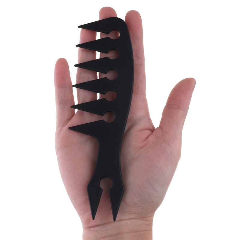 Professionelle Doppel Seite Zahn Kämme Fisch Knochen Form Haar Pinsel Barber Haar Färben Schneiden Färbung Pinsel Mann Styling Werkzeug_voghion.com