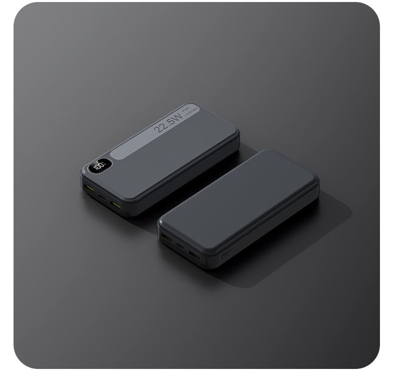 22,5W supersnel opladende powerbank van 20.000 mAh met PD20W bidirectionele snellading, draagbare oplader met hoge capaciteit voor iPhone, Android en meer_voghion.com
