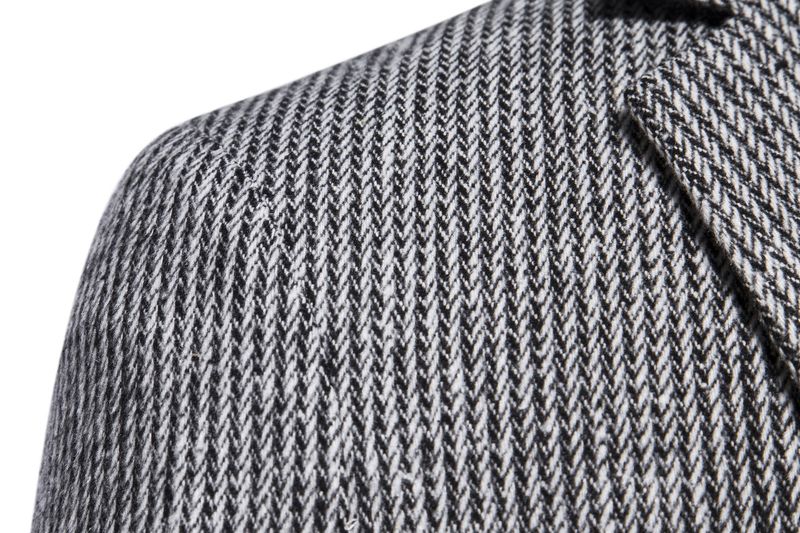 Giacca da uomo in lana, tendenza business casual minimalista e oversize per autunno e inverno_voghion.com