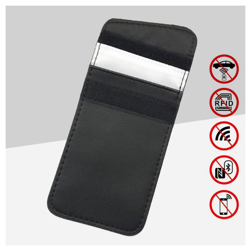 2025 New Radiation Shielding Phone Signal Bag Anti-GPS Tracking RFID Car Blocking Key Case_voghion.com