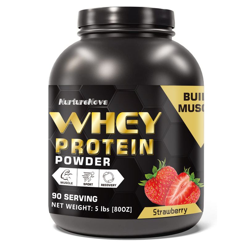 Cross-border Export Whey 5LBS Protein Powder Chocolate Strawberry Vanilla Matcha_voghion.com