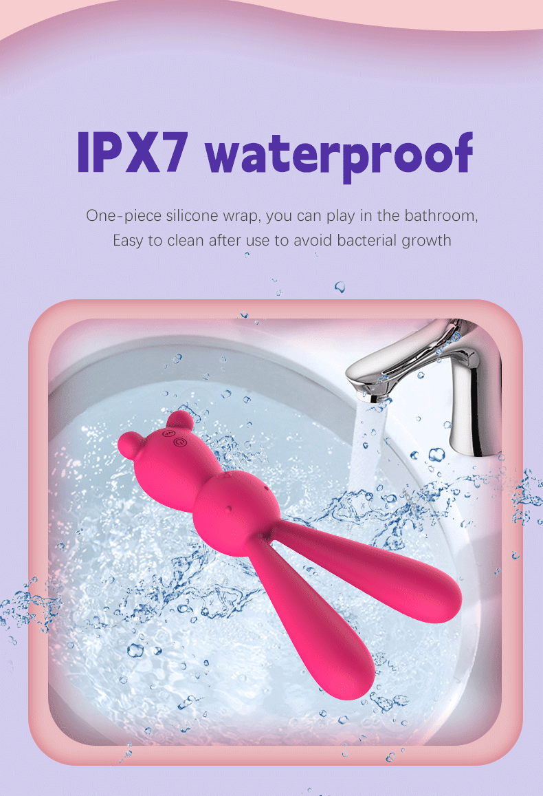 Vibratore a forma di coniglio per punto G per la stimolazione del clitoride femminile, ideale per coppie o sesso da soli_voghion.com