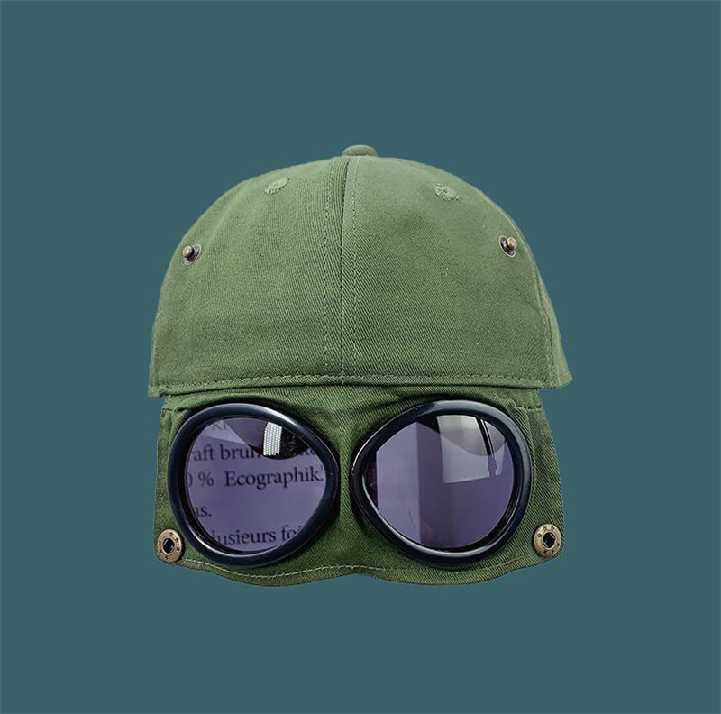 Νέα Trapstar Hip Hop Pilot Σχήμα Γυαλιά Μπέιζμπολ Καπέλο για άνδρες Γυναικεία καπέλα προσωπίδα Gorras Φθινοπωρινό ελαστικό καπέλο καλοκαιρινά καπέλα_voghion.com
