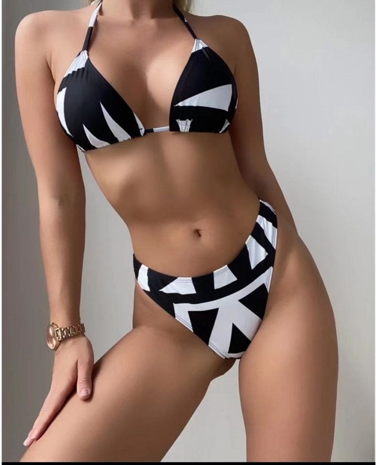 Női ruházat Háromrészes Bikini Beach fényvédő, nyomtatott fedős fürdőruha női _voghion.com