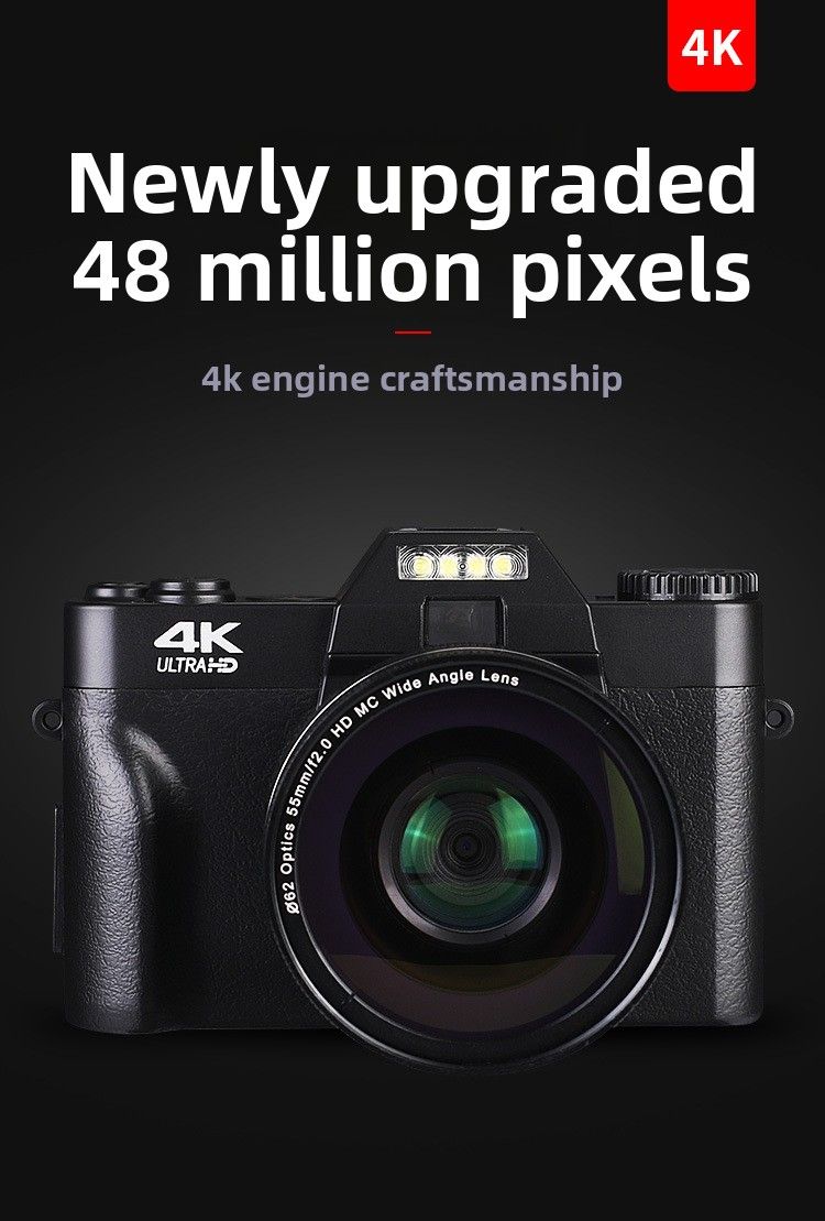 【Alta qualità】 R10 Nuova fotocamera digitale mirrorless entry-level 4K HD da 48,0 milioni di pixel per viaggi a casa con WIFI_voghion.com