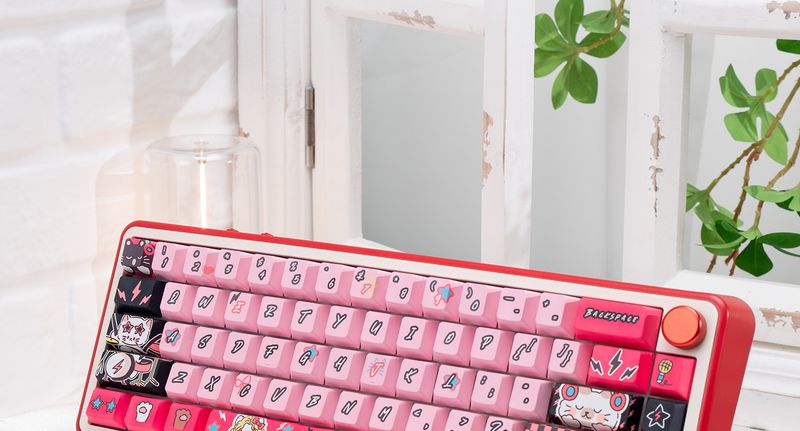 Omo65 Three-Mode Wireless RGB Bluetooth Nical Keyboard Office Mahjong Sound Hot Plug Gasket Customized Kit_voghion.com