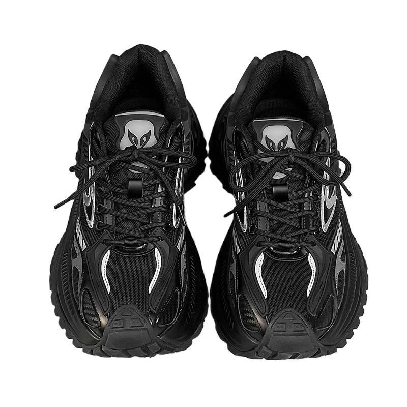 Yaz 2024 Yeni Nefes Alabilen File Çift Erkek Moda Günlük Spor Baba Ayakkabıları_voghion.com