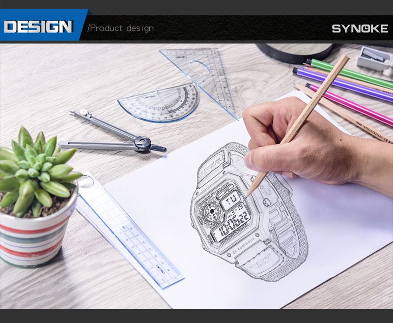 Men's Watches Nylon Canvas Men's Thin Square Classic Student Watches With Retro Electronic Watches Luminous Waterproof Movement._voghion.com