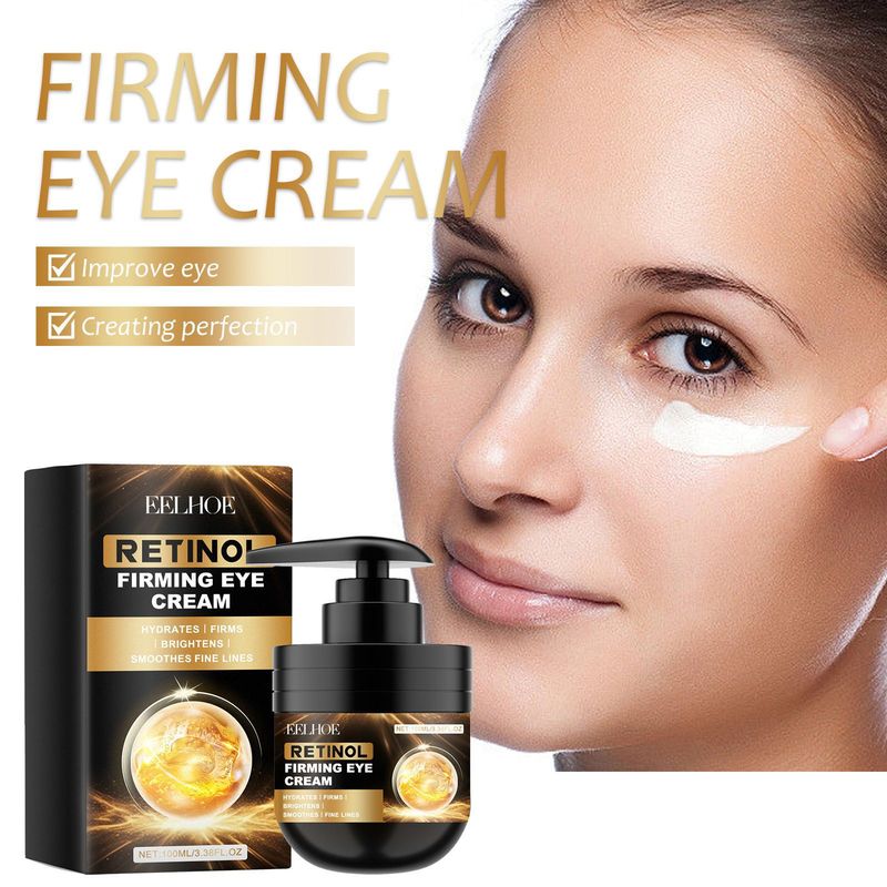 Cremă de ochi cu retinol EELHOE, pentru riduri fine, piele laba gâștii, hidratantă, delicată și hidratată în jurul ochilor_voghion.com