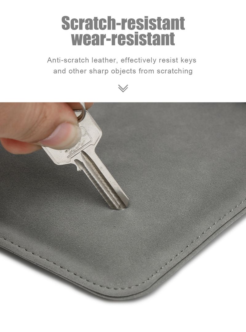 Computer Sleeve Case For Book IPad Air M1 M2 13 14 15 6 16 Pro 12 9 11 Inch Cover Bag Pouch Matte Vegan Leather_voghion.com