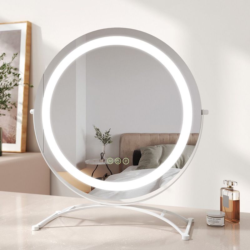EMKE Hollywood Vanity Mirror With LED Lights Dimmable For Make Up Dressing Table_voghion.com