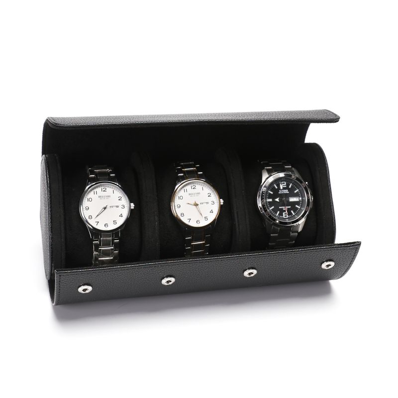 Pu Leather Watch Storage Box 1 2 3 Watch Multi-position High-end Travel Watch Box Bracelet Box Portable Watch Box_voghion.com