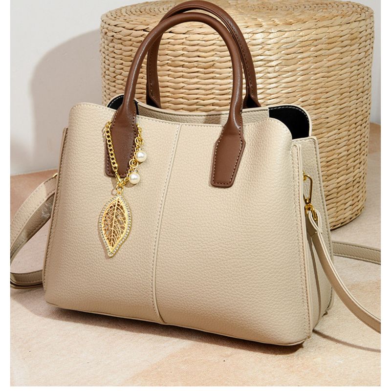 2024 Large Capacity Women's New Handbag Soft Leather Commuter Versatile Crossbody Big Bag_voghion.com