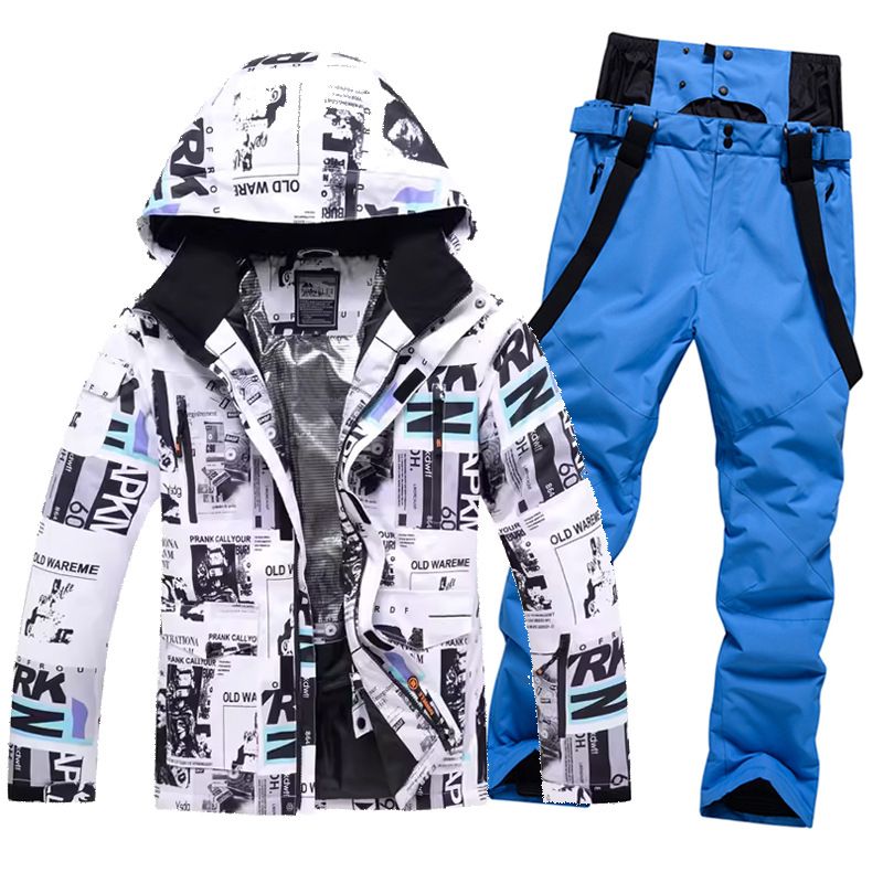 Ensemble de ski cross-country pour homme, coupe-vent, imperméable, chaud, respirant, simple ou double, avec pantalon_voghion.com