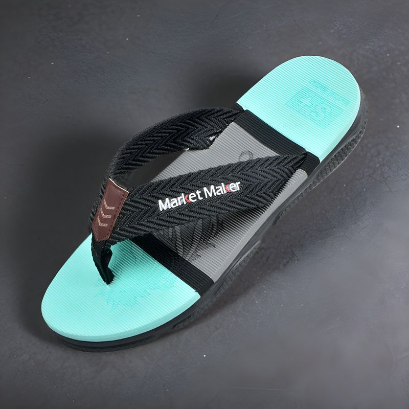 Herren-Flip-Flops, Herren-Hausschuhe mit High-End-Gefühl, Freizeitkleidung, weiche Unterseite, rutschfest, Fujian Beach, große Größe, Clip_voghion.com