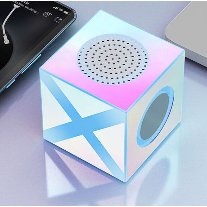 Colorful AI Mini Smart Subwoofer Bluetooth Outdoor Home Card Slot Mobile Phone Small Speaker Wireless High Volume_voghion.com