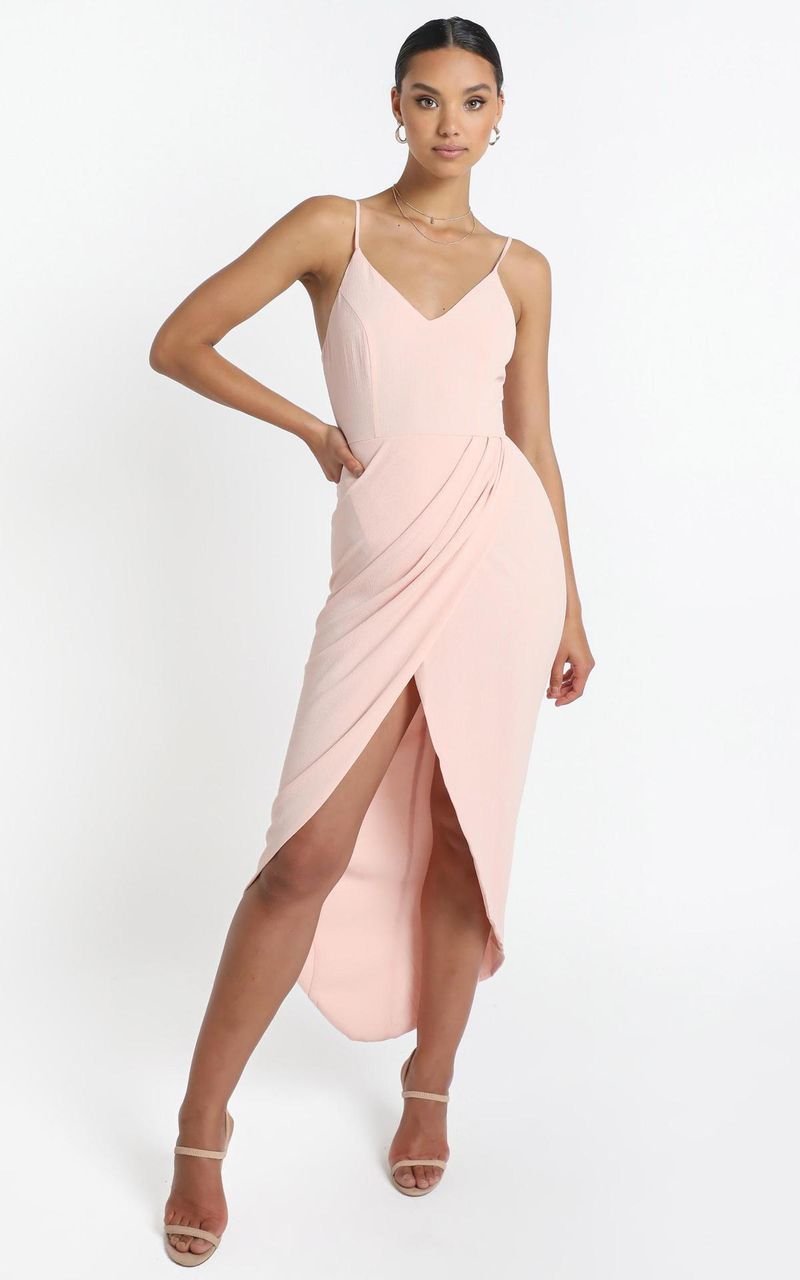 Abito elegante asimmetrico con volant e vita alta con scollo a V da donna - Abito midi aderente in maglia senza maniche per donna, dall'ufficio alla festa, disponibile_voghion.com