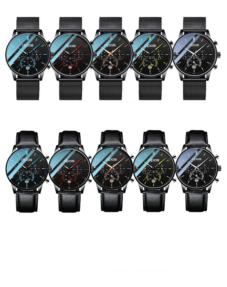 Fashion New Sports Men's Luminous Waterproof Quartz Niche High-end Gift Non-mechanical Watch_voghion.com