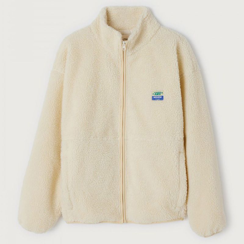Jaqueta de lã feminina, aconchegante, manga comprida, retrô, esportiva, inverno, quente, agasalho solto, gola alta, pulôver, moda casual_voghion.com