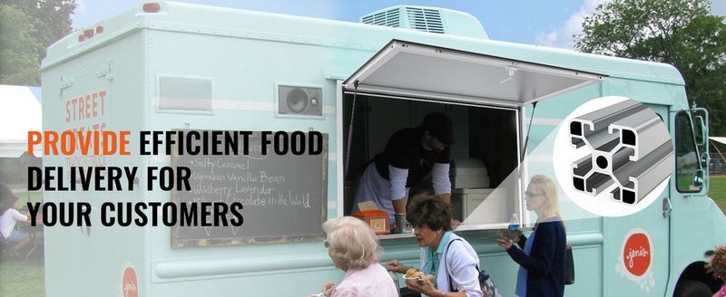VEVOR Concession Window 48"x36", Aluminum Alloy Food Truck Service Window With Awning Door & Drag Hook, Up To 85 Degrees Stand Serving Window For Food Trucks Concession Trailers, Glass Not Included_voghion.com