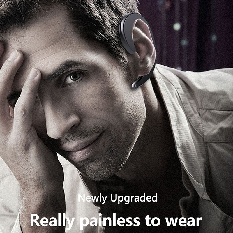 Digital Display Wireless Bluetooth Earphone 3D Stereo Solid Color Bone Conduction Headphones Fashion Long Endurance_voghion.com