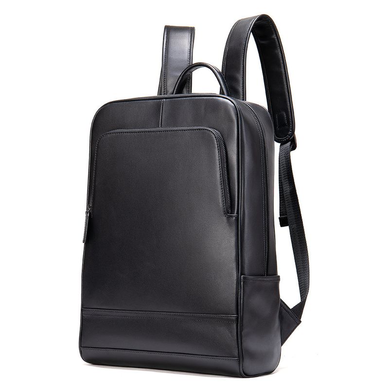 2025s High-End Business Casual Top Layer Cowhide Laptop Bag Large Capacity Fashion Genuine Leather Men's Backpack_voghion.com