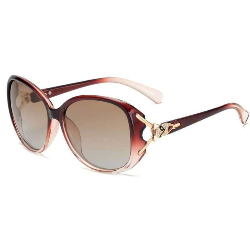 Fabrikstillverkad ny diamantinläggning 8842 rävhuvud polariserat för dammodesolglasögon, UV-beständiga solglasögon_voghion.com