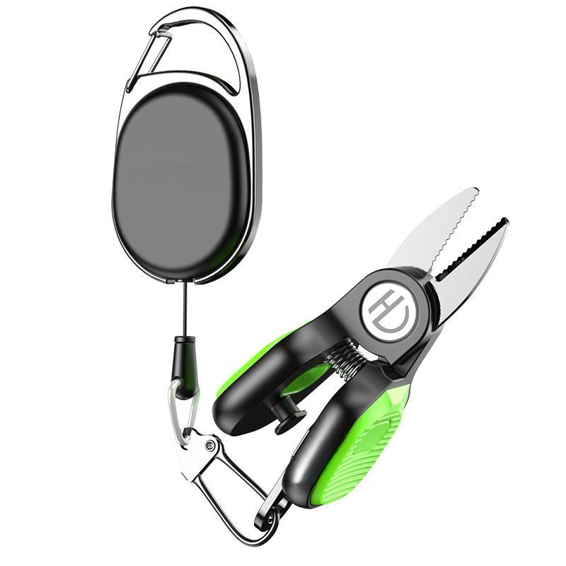 Hua Ji Lu Ya Outdoor Portable Fishing Special Fish PE Line Serrated Blade Scissors Stainless Steel_voghion.com