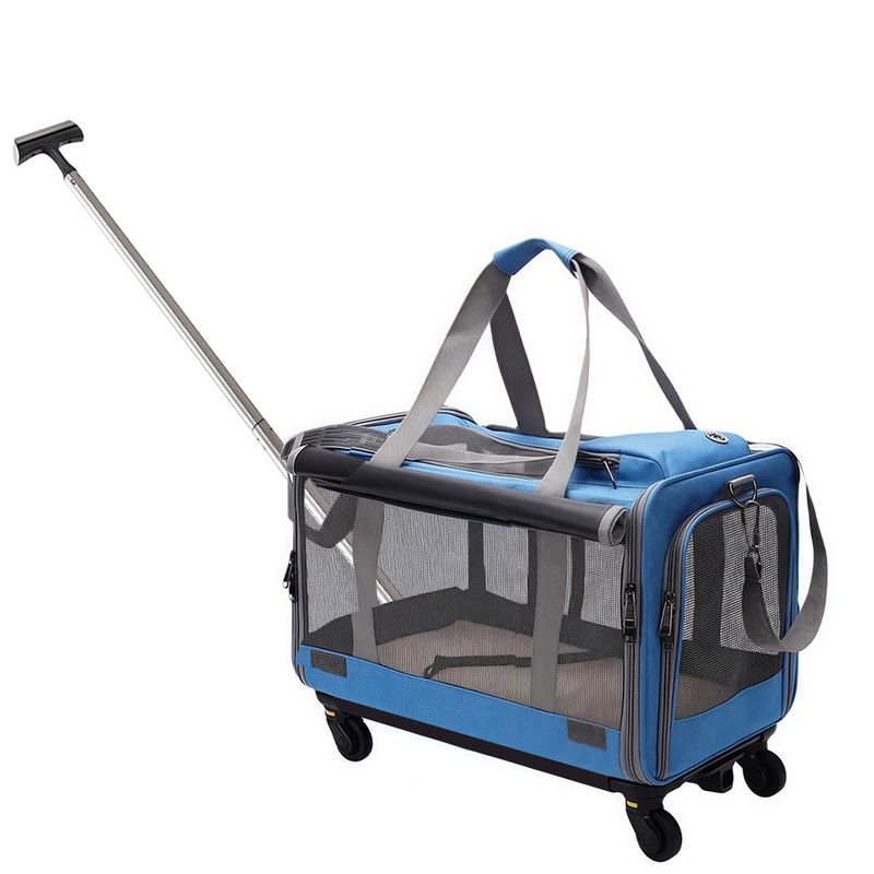 Mehrzweck-Tragetasche für Haustiere, tragbar, für unterwegs, für Katzen und kleine Hunde, Trolley-Tasche_voghion.com