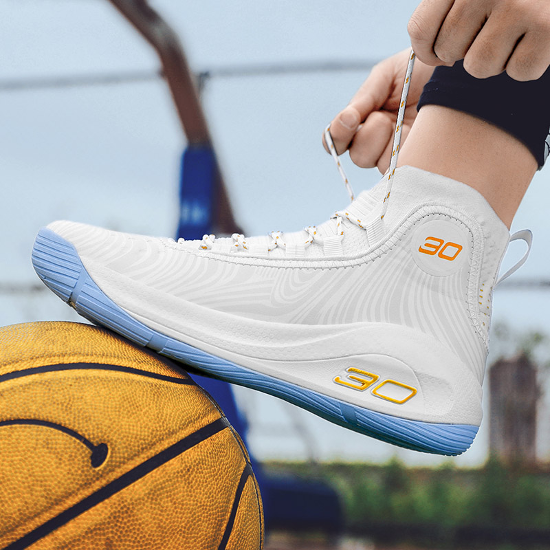 2023 Basketballsko Herre Sneakers Herre Gutter Basketsko Høst Høye Sklisikre Utendørs Sportssko Treningssko Dame_voghion.com
