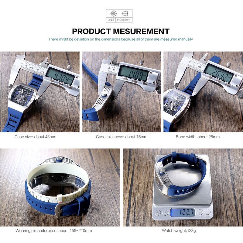 MEGIR Automatic Mechanical Watch For Men Fashion Sport Wristwatch With Stainless Steel Case Silicone Strap Luminous Hands_voghion.com