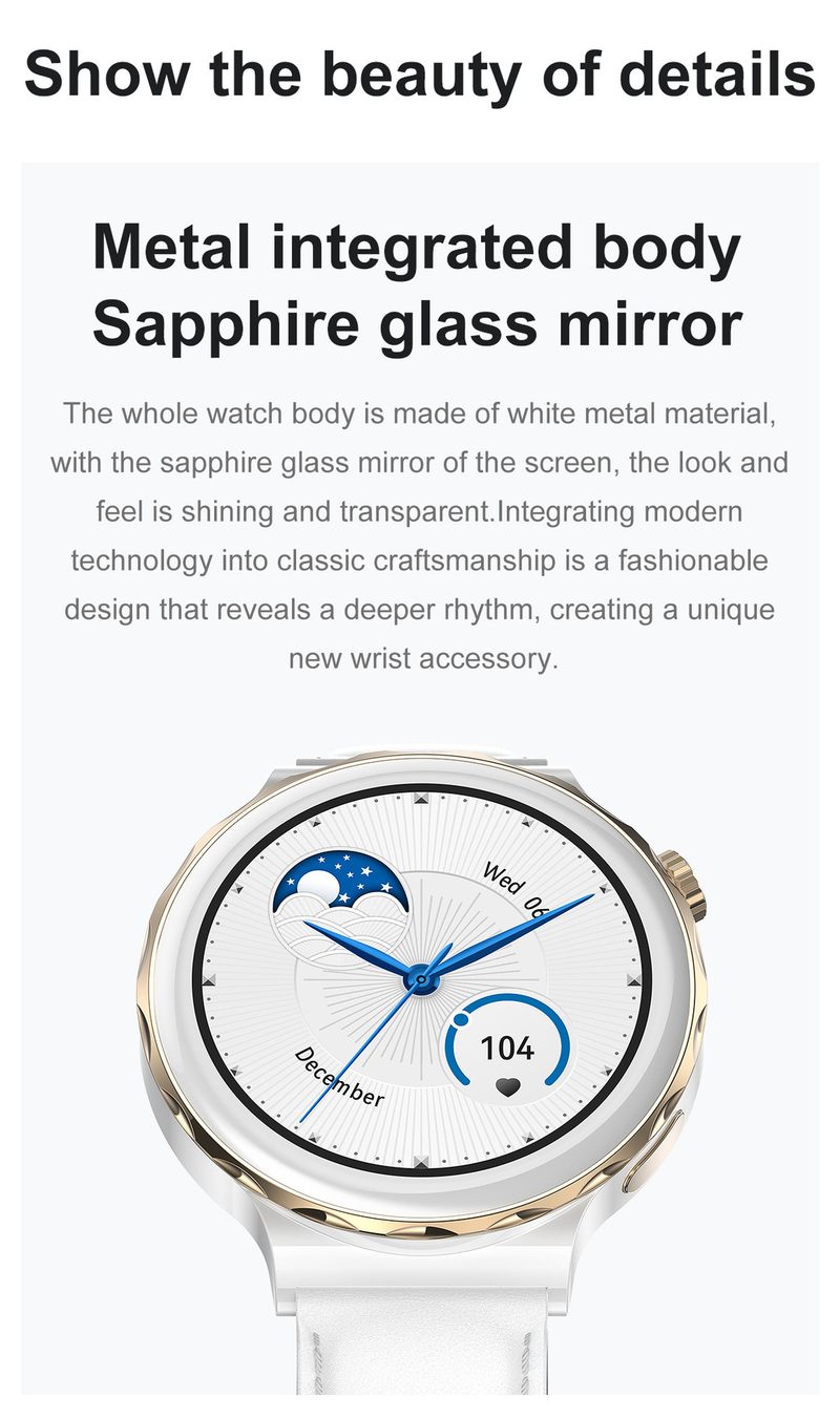 montre intelligente HK43 GT3pro pour femme avec assistant d'appel Bluetooth AI_voghion.com