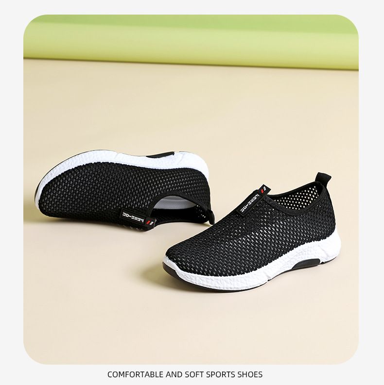 Scarpe da donna in rete, scarpe estive in rete da donna, scarpe casual comode e versatili, traspiranti e comode, per la mamma_voghion.com