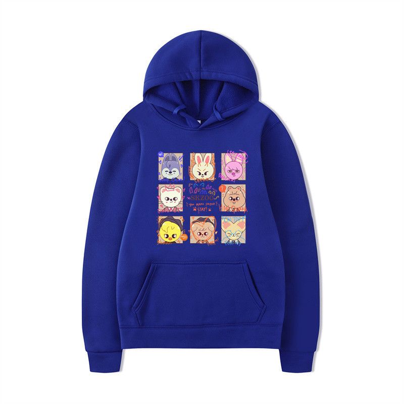 Nuova felpa in pile unisex autunno inverno con motivo a gatto dei cartoni animati Skids_voghion.com