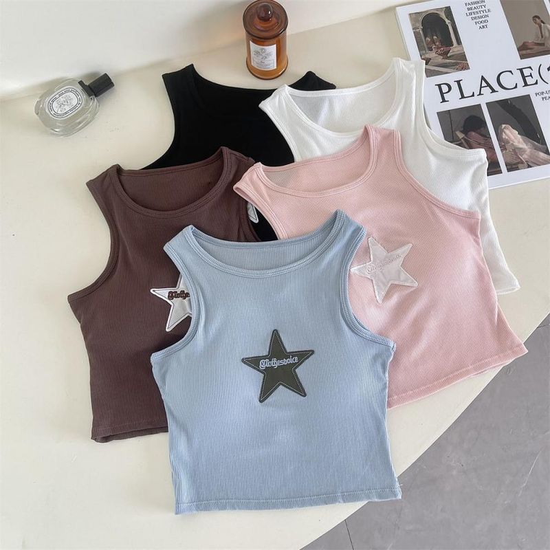 Pentagram vest style underwear, thin design, fixed cup, strapless, anti glare, bottom inner integrated breathable, outer_voghion.com