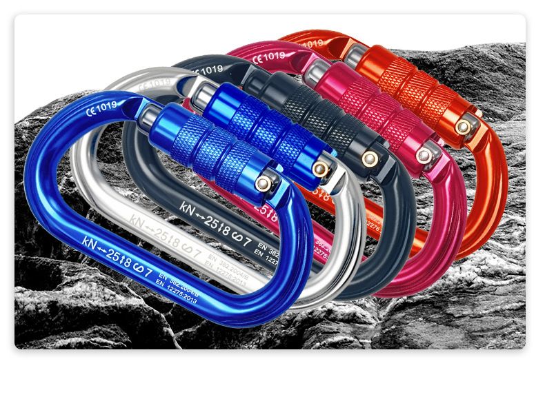 O-Type Automatic Outdoor Fire Safety Climbing Connection Buckle Symmetrical Master Lock_voghion.com